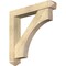 Ekena Millwork Westlake Arts and Crafts Rough Sawn Bracket w/ Offset Brace, Douglas Fir, 6"W x 34"D x 34"H BKT0604X34X34WTL03RDF - alternate 1